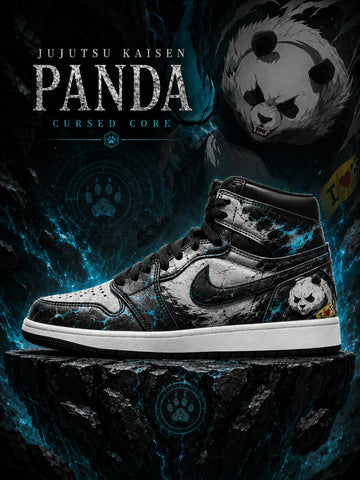 Panda V.3 Custom High-Top Sneakers