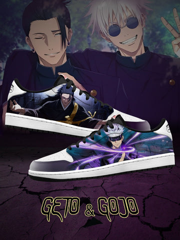 Gojo and Geto V.1 Custom TS Low Sneakers