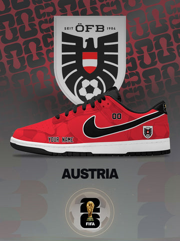 World Cup 2026 Austria V.1 Custom SB-Style Sneakers