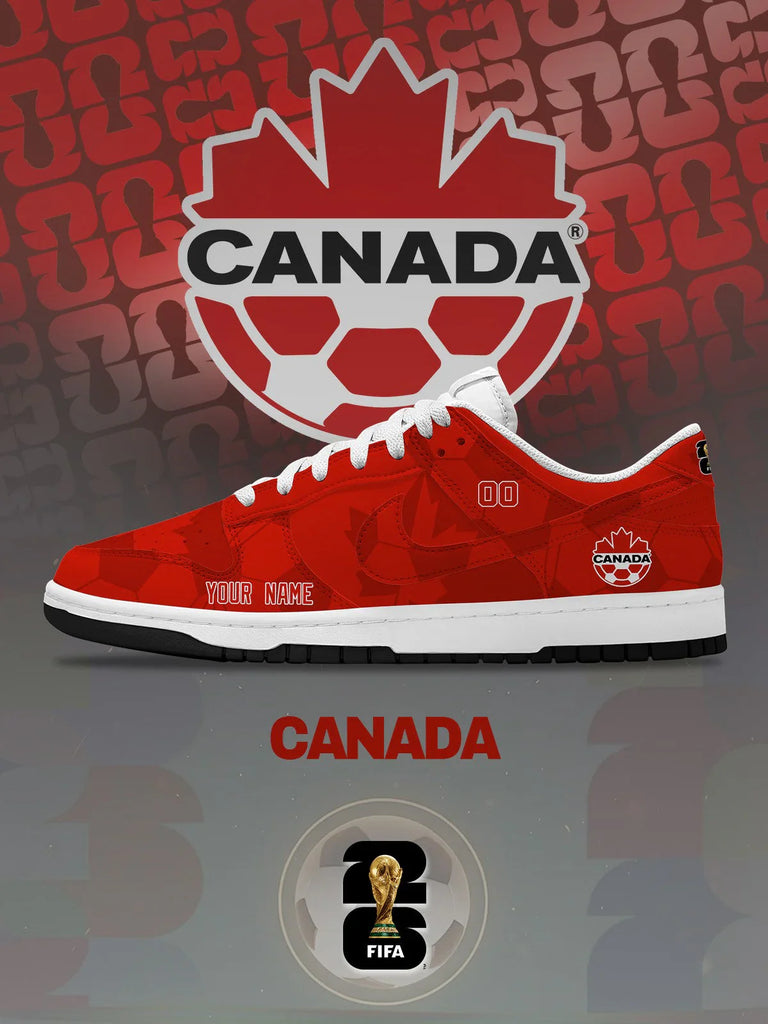 World Cup 2026 Canada V.1 Custom SB-Style Sneakers