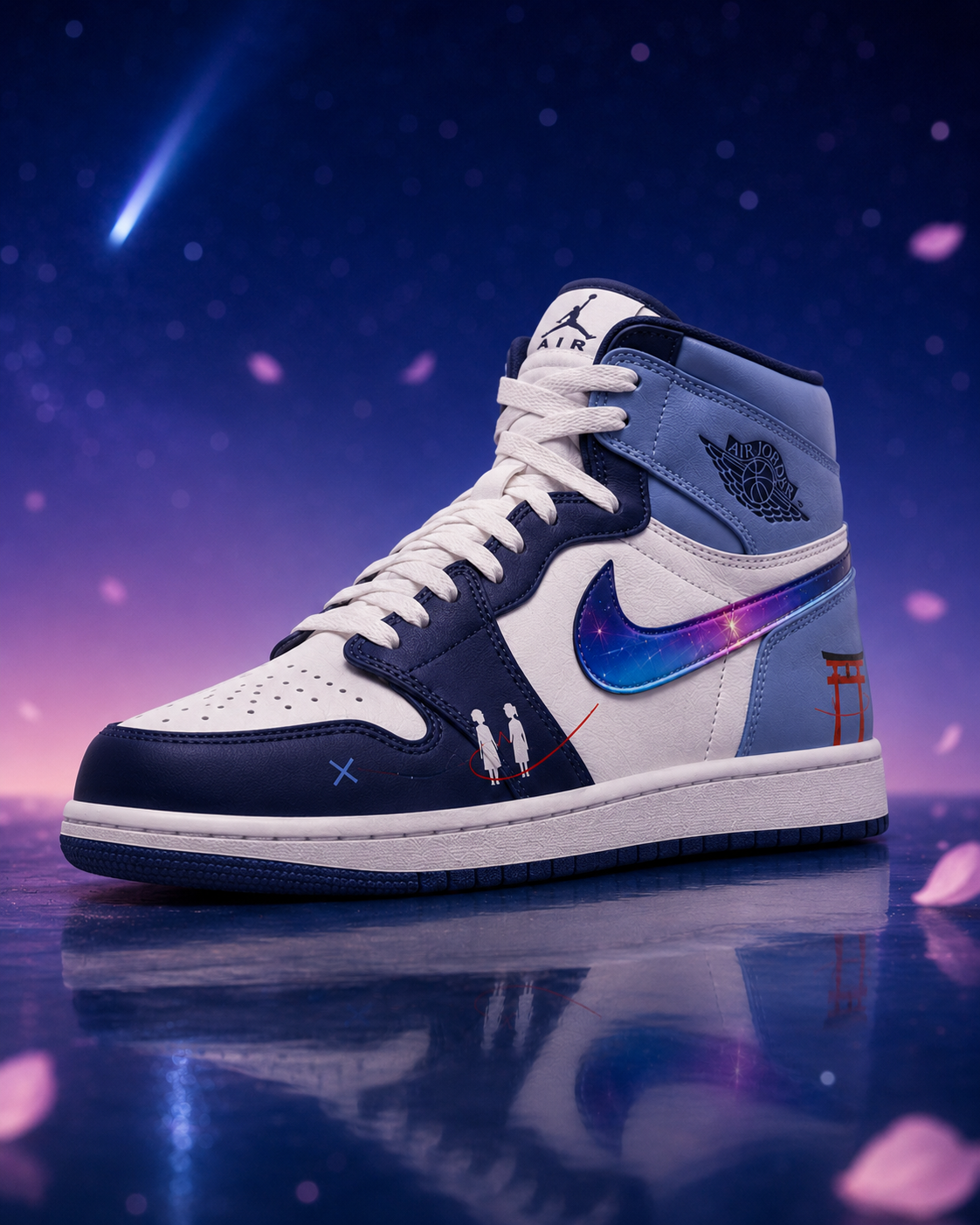 Taki Tachibana  V.2 Custom High-Top Sneakers