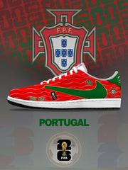 World Cup 2026 Portugal V.1 Custom TS Low Sneakers