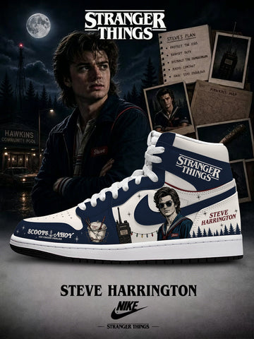 Steve Harrington V.1 Custom High-Top Sneakers