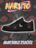 Akatsuki Itachi Uchiha V.2 Custom Low-Top Court Sneakers