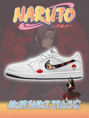 Akatsuki Itachi Uchiha V.3 Custom Low-Top Court Sneakers