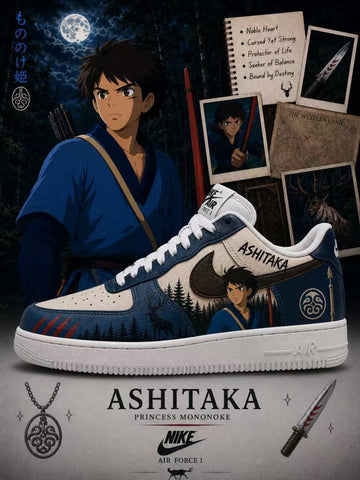 Ashitaka V.1 Custom Air-Style Sneakers