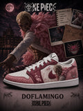 Doflamingo V.1 Custom Low-Top Court Sneakers