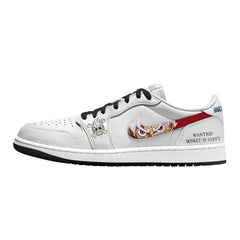 Luffy and Zoro V.1 Custom Low-Top Court Sneakers
