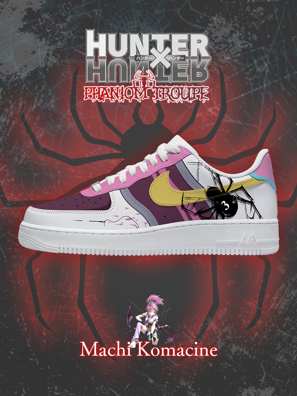 Machi Komacine Custom Sneakers