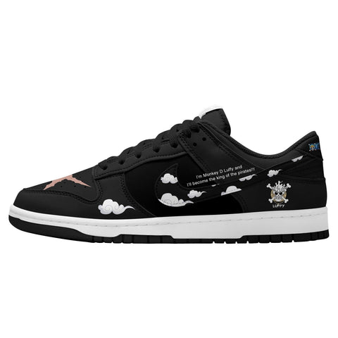 Luffy Gear 5 Nika V.3 Custom Court-Low Sneakers