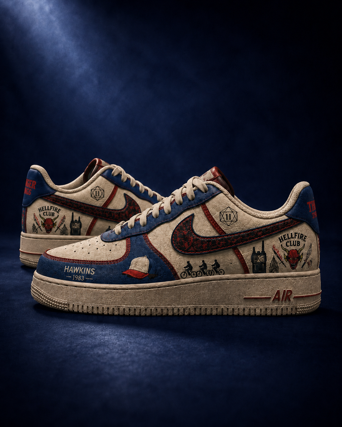 Dustin Henderson V.1 Custom Sneakers