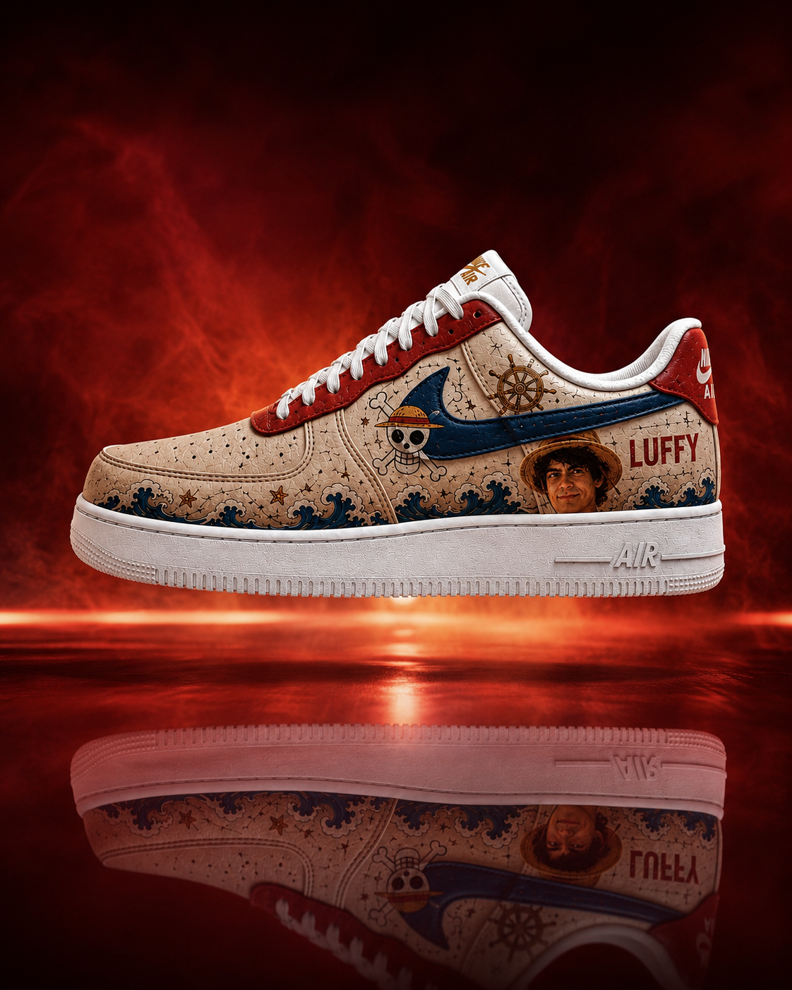 Luffy V.1 Custom Air-Style Sneakers