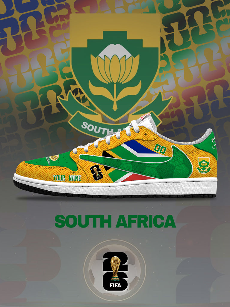 World Cup 2026 South Africa V.1 Custom TS Low Sneakers