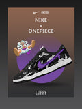 Monkey D. Luffy V.8 Custom Court-Low Sneakers