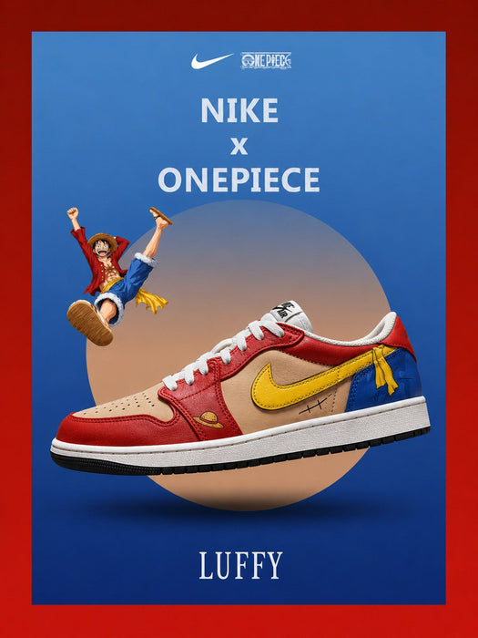Monkey D. Luffy V.7 Custom Low-Top Court Sneakers