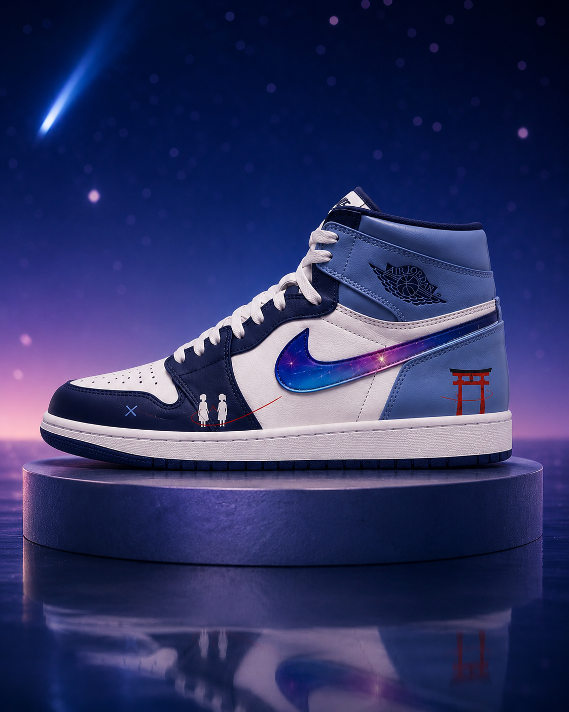 Taki Tachibana  V.2 Custom High-Top Sneakers