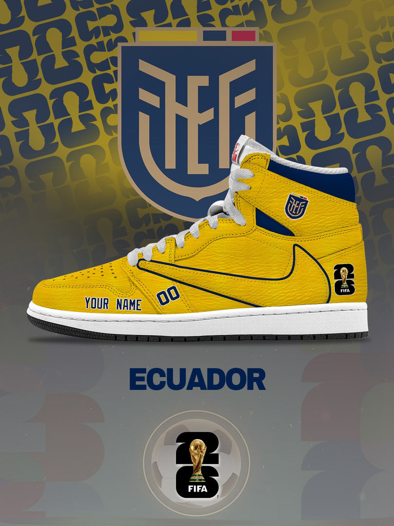 World Cup 2026 Ecuador V.1 Custom TS High Sneakers