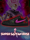 Super Saiyan Rose V.1 Custom Low-Top Court Sneakers