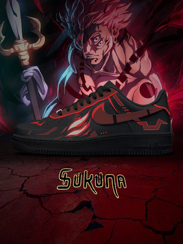 Ryomen Sukuna True Form Custom Sneakers