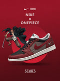 Red-Haired Shanks V.3 Custom Low-Top Court Sneakers