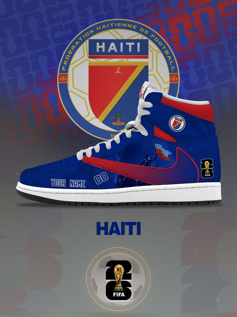 World Cup 2026 Haiti V.1 Custom TS High Sneakers