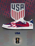 World Cup 2026 USA V.1 Custom TS Low Sneakers
