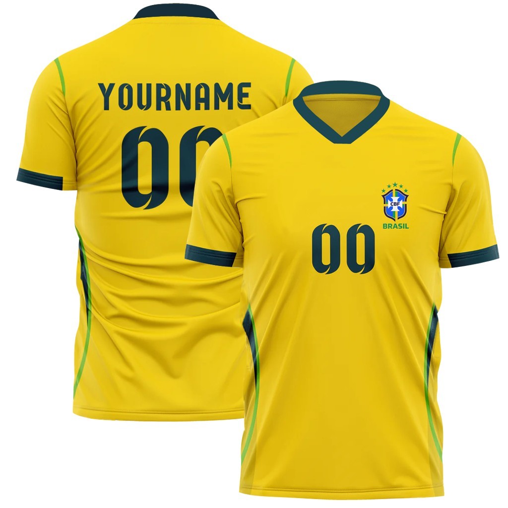Custom Brazil Style 2026 Soccer Jersey