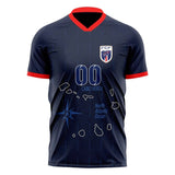 Custom Cape Verde Style 2026 Soccer Jersey