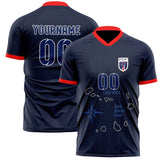 Custom Cape Verde Style 2026 Soccer Jersey