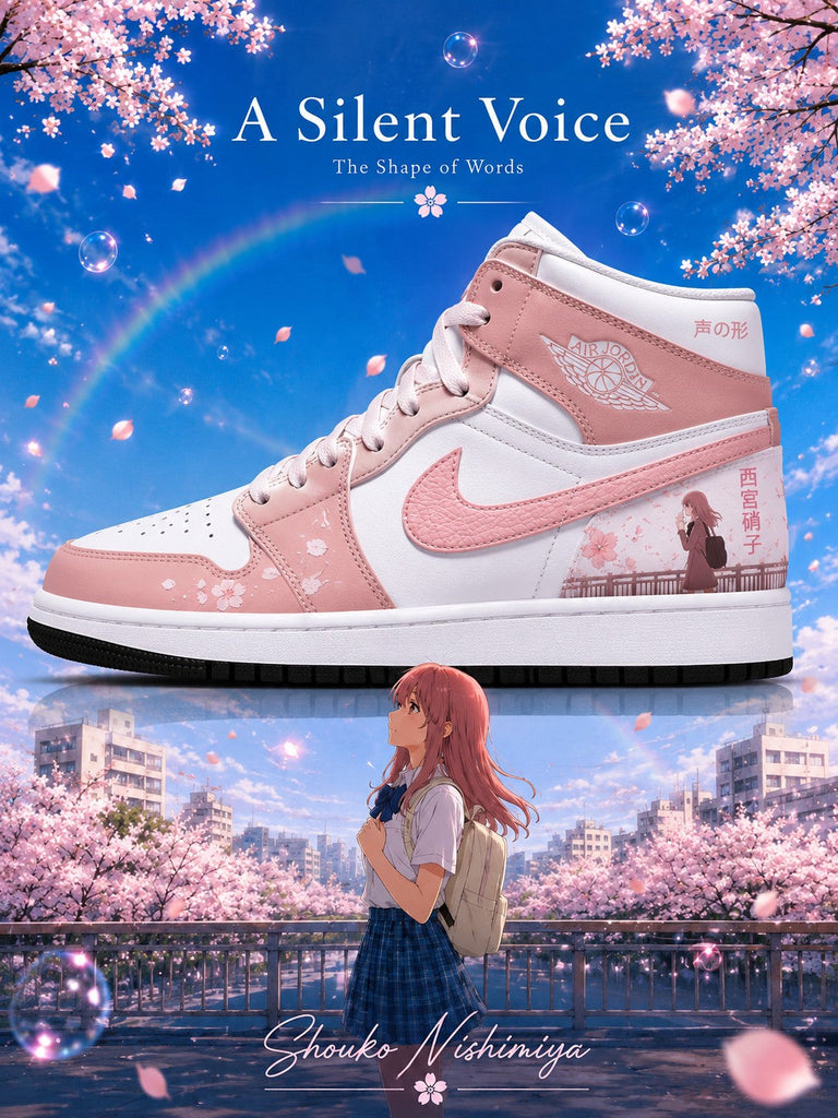 Shouko Nishimiya V.1 Custom High-Top Sneakers