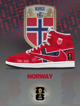 World Cup 2026 Norway V.1 Custom TS High Sneakers