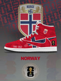 World Cup 2026 Norway V.1 Custom TS High Sneakers