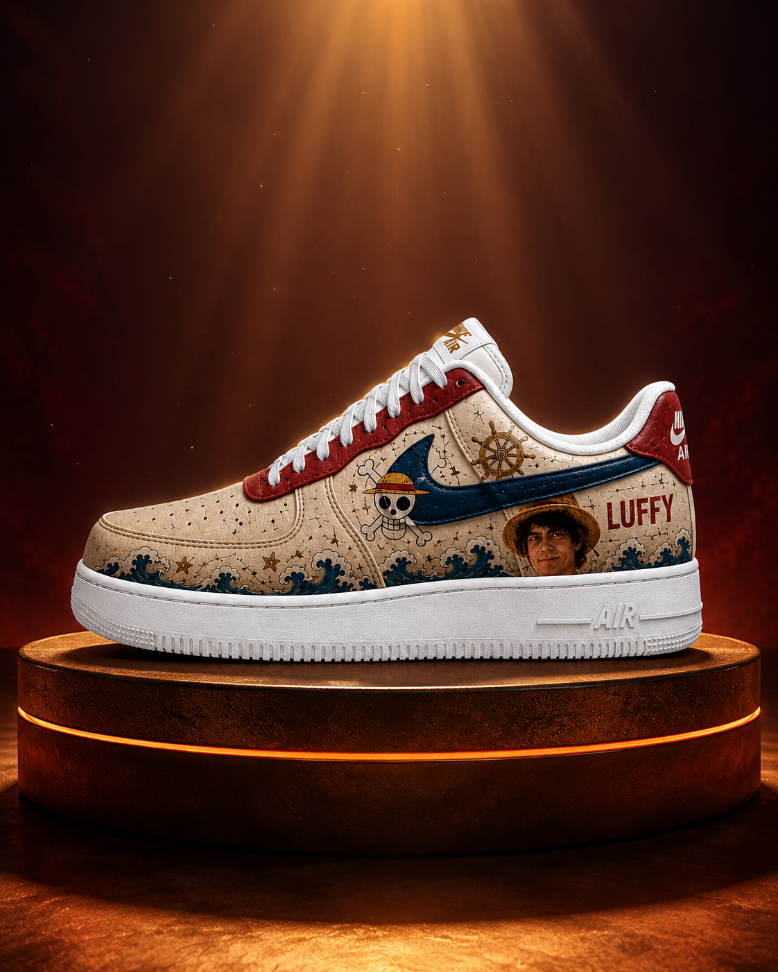 Luffy V.1 Custom Air-Style Sneakers