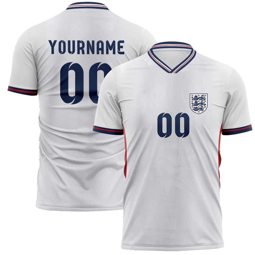Custom England Style 2026 Soccer Jersey