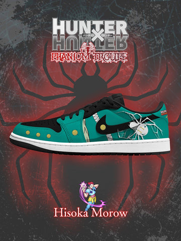 Illumi Zoldyck V.1 Custom Low-Top Court Sneakers