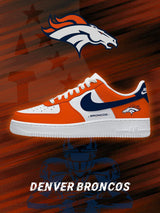 Denver Football Custom Air-Style Sneakers