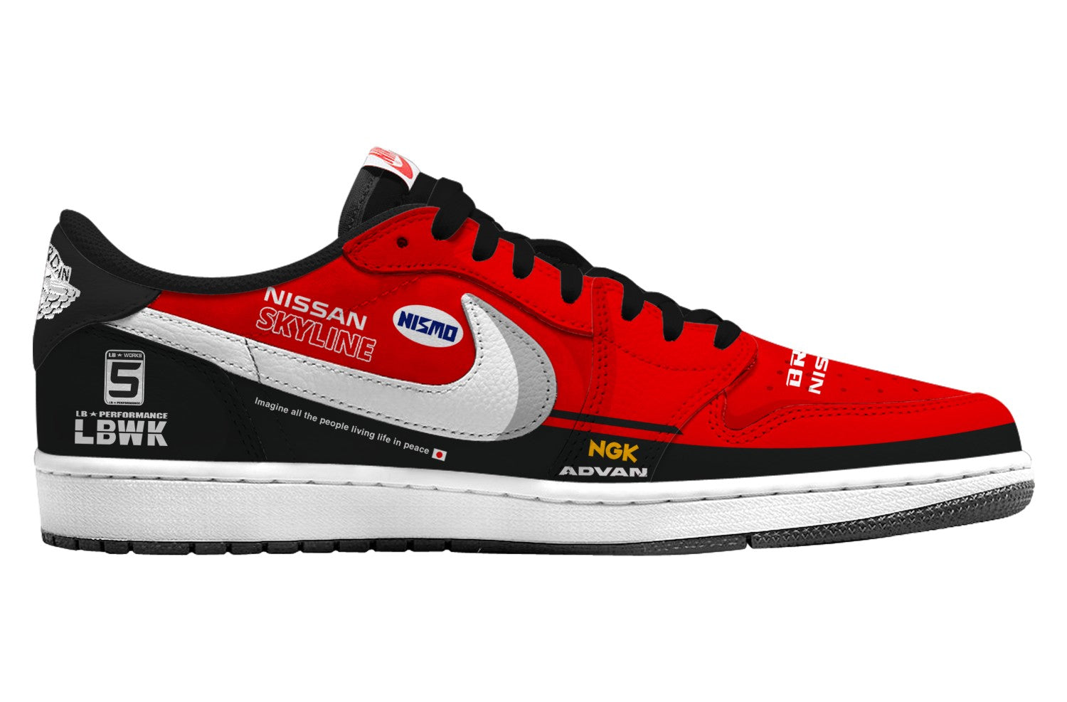Skyline GTR R34 No.5 V.1 Custom TS Low Sneakers