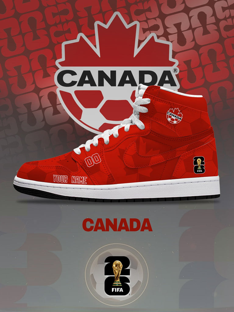 World Cup 2026 Canada V.1 Custom High-Top Sneakers