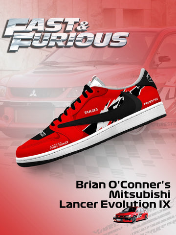 Brian O'Conner's Lancer Evolution IX V.1 Custom TS Low Sneakers