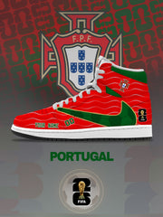 World Cup 2026 Portugal V.1 Custom TS High Sneakers