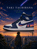 Taki Tachibana V.4 Custom High-Top Sneakers