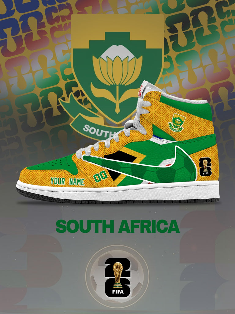 World Cup 2026 South Africa V.1 Custom TS High Sneakers
