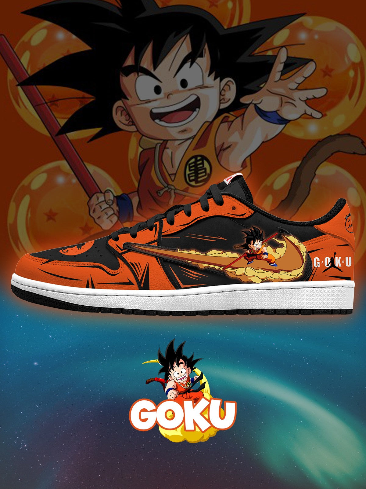 Son Goku V.4 Custom TS Low Sneakers