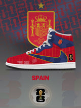 World Cup 2026 Spain V.1 Custom TS High Sneakers