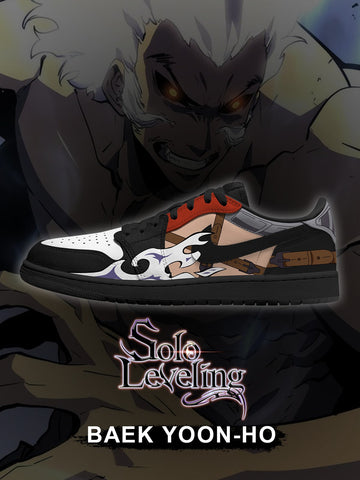Baek Yoon-ho V.1 Custom Low-Top Court Sneakers