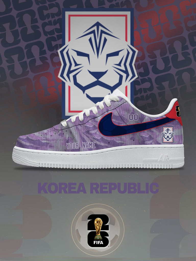 World Cup 2026 Korea Republic V.1 Custom Air-Style Sneakers
