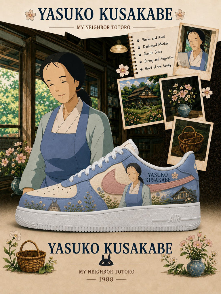 Yasuko Kusakabe V.1 Custom Air-Style Sneakers