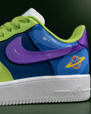 TOY STORY CUSTOM PAINT ALLIEN PIZZA PLANET Air-Style Sneakers
