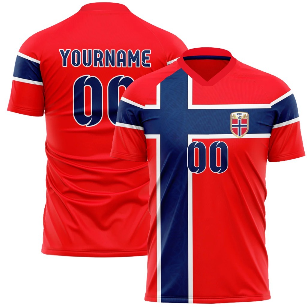 Custom Norway Style 2026 Soccer Jersey