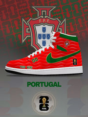 World Cup 2026 Portugal V.1 Custom High-Top Sneakers
